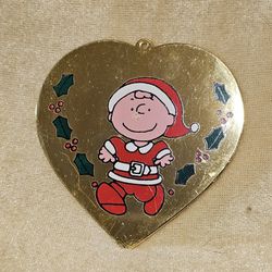 Vintage 1950  PEANUTS  Charlie Brown Christmas Ornament 