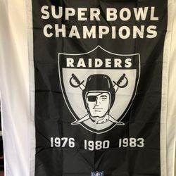 Las Vegas Raiders Champions Wall Banner (3’x5’)