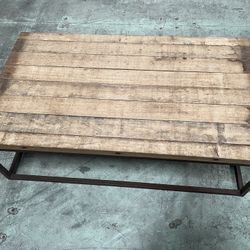 Heavy Duty Wood Coffee Table