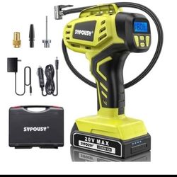 Inflador de neumarico, compresor de aire portatil, inflador de neomatico inalambrico digital