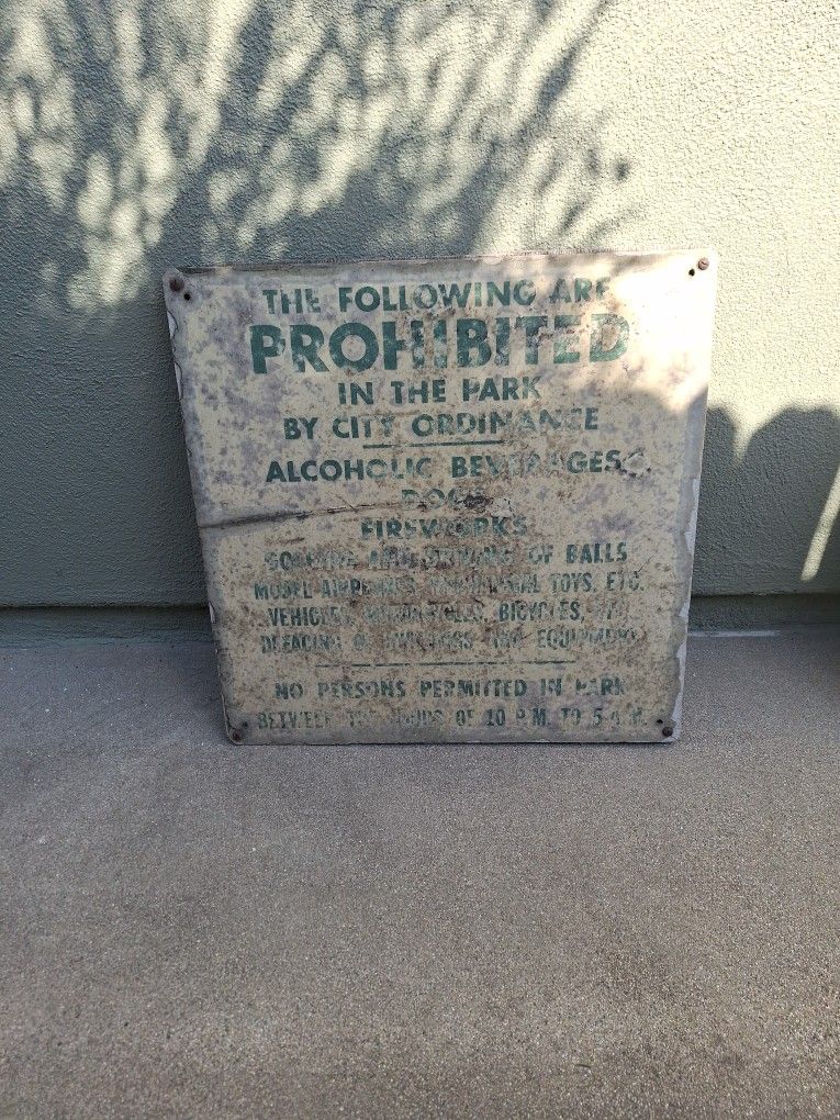 Vintage Metal Signs for Sale in La Verne, CA OfferUp