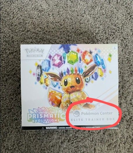 Pokemon Center Prismatic ETB