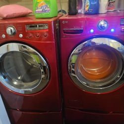 LG washer and dryer
