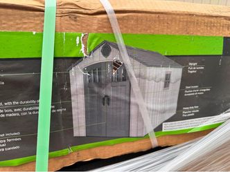Lifetime 10' x 8' Outdoor Storage Shed Retail $1399 Our price $950 New in boxes