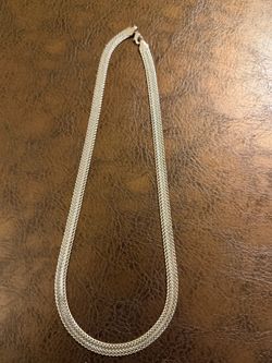 Beautiful design Sterling Silver necklace 7mm