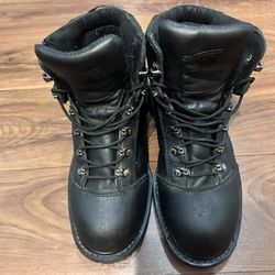 Red Wing Boots Motorcycle Work Safety Steel Toe Boots Men Size 8D