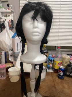 Wednesday Black Long Wig With Braids #18
