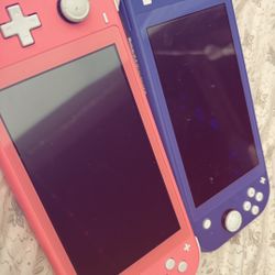 Pink And Blue Switch Lites!