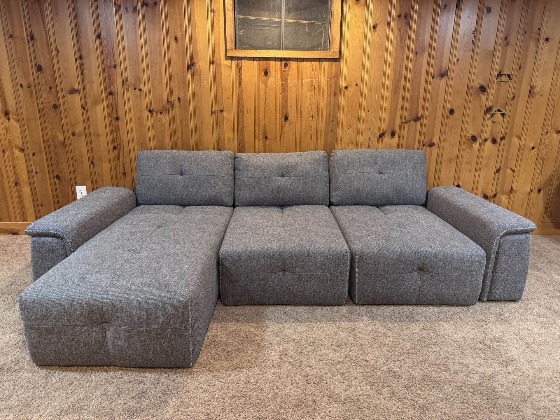 Sectional Sofa-Grey