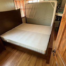 Free California King Bed Frame & Box Spring