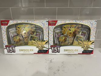 Pokemon 151 Zapdos EX Box
