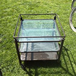 Nice Rolling Bar Cart Or Outdoor Cart 