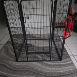 Gated- Double Lock Crate - w/ New Reflective Harness