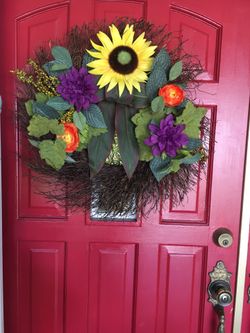 Wreaths For Door Pure Elegance Spring Summer Door Wreath 20 Inch