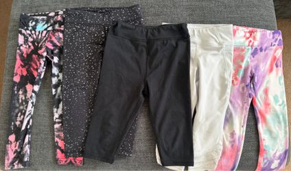 Girls Size 5/5T Leggings/Capris (all 5)