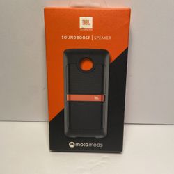 BRAND NEW!!! - JBL SoundBoost Moto Mod Speaker - Black