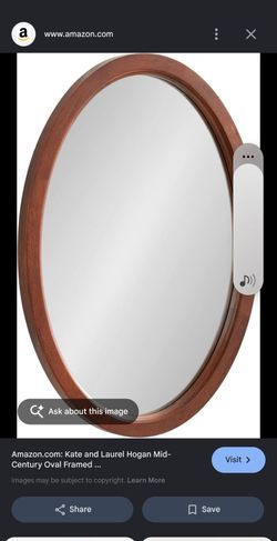 Oval mirror