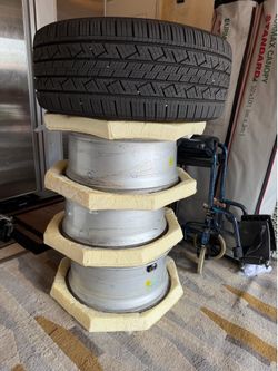 4 - OEM 20” Tesla Rims + TPMS