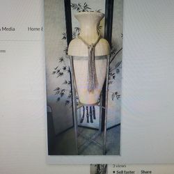 Classic Floor Vase And Stand