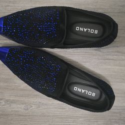 Men's Royal blue dress shoes