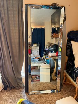 Modern Beveled Wall Mirror