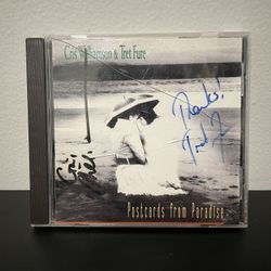 Cris Williamson & Tret Fure Postcards From Paradise CD Autographed Signed 1990