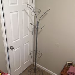 Silver Coat Rack