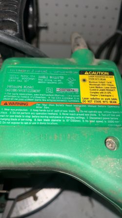 Hitachi C 10FCH2 10” Compound Miter Saw With Laser