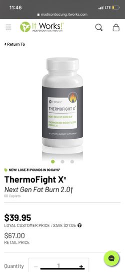 It works! Thermofight X and best fat fuel