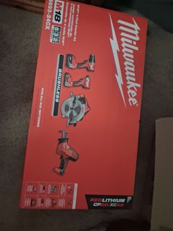 Brand new Milwaukee m18 4-tool combo kit