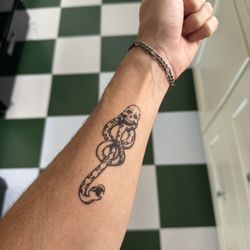 Harry Potter death eater Temporary Tattoo