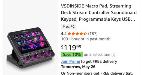 Streaming Deck Stream Controller