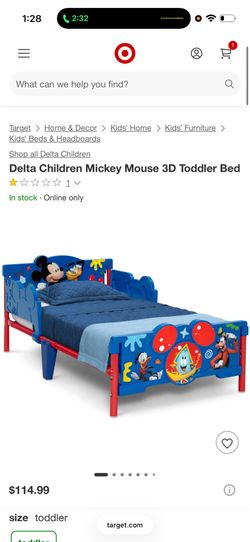Toddler bed