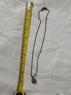 9 INCH SMALL CIRCULAR SOCCER BALL NECKLACE