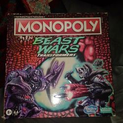 Monopoly Beast Wars Transformers Unopened