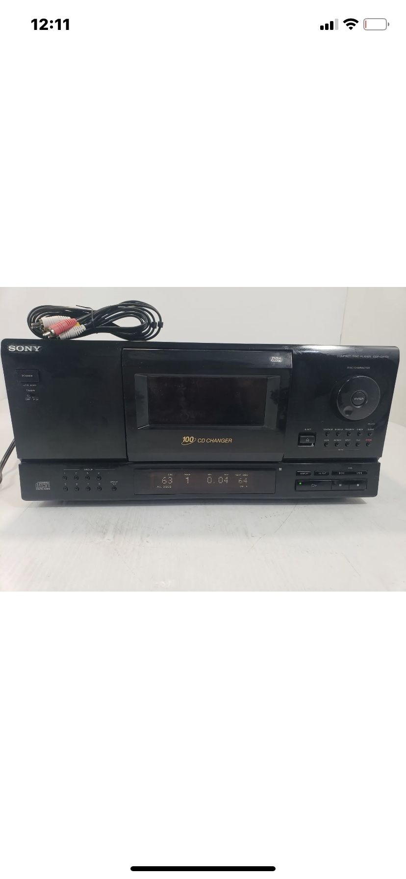 Sony CDP-CX153 Mega Storage 100 Disc CD Changer - No Remote ■■TESTED■■