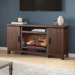 Country Living Brinley 60” TV Stand and Electric Fireplace