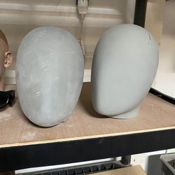 Fiberglass Life-Size Female, Mannequin, Heads, Abstract