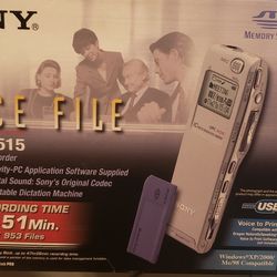 Sony Digital Voice Recorder 