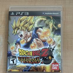 Dragon Ball Z Ultimate Tenkaichi (Sony PlayStation 3, PS3) Game & Case