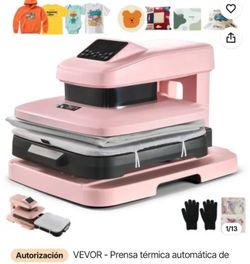 Impresora de logotipos color rosa