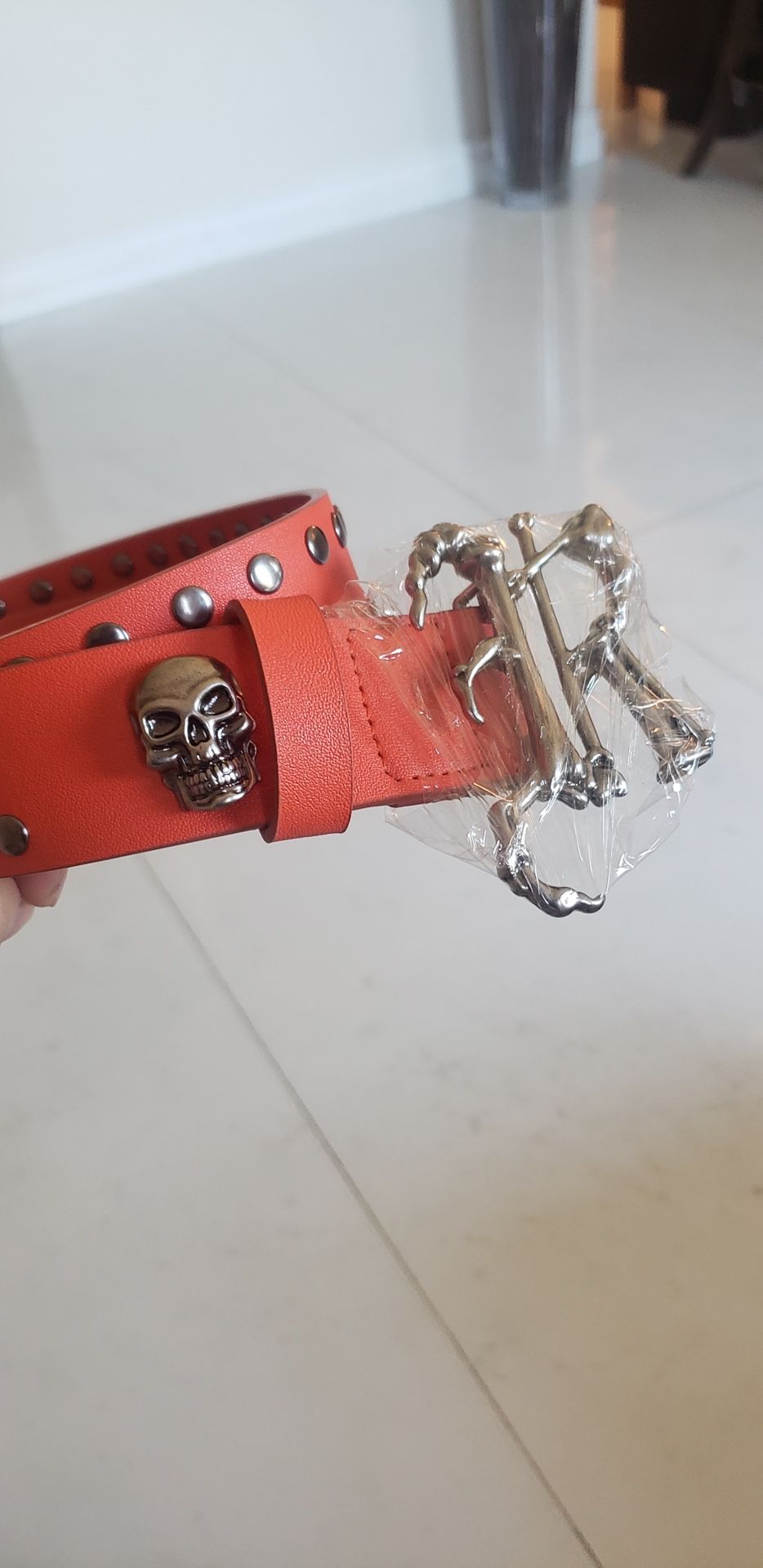 Revenge Bone Belt Red