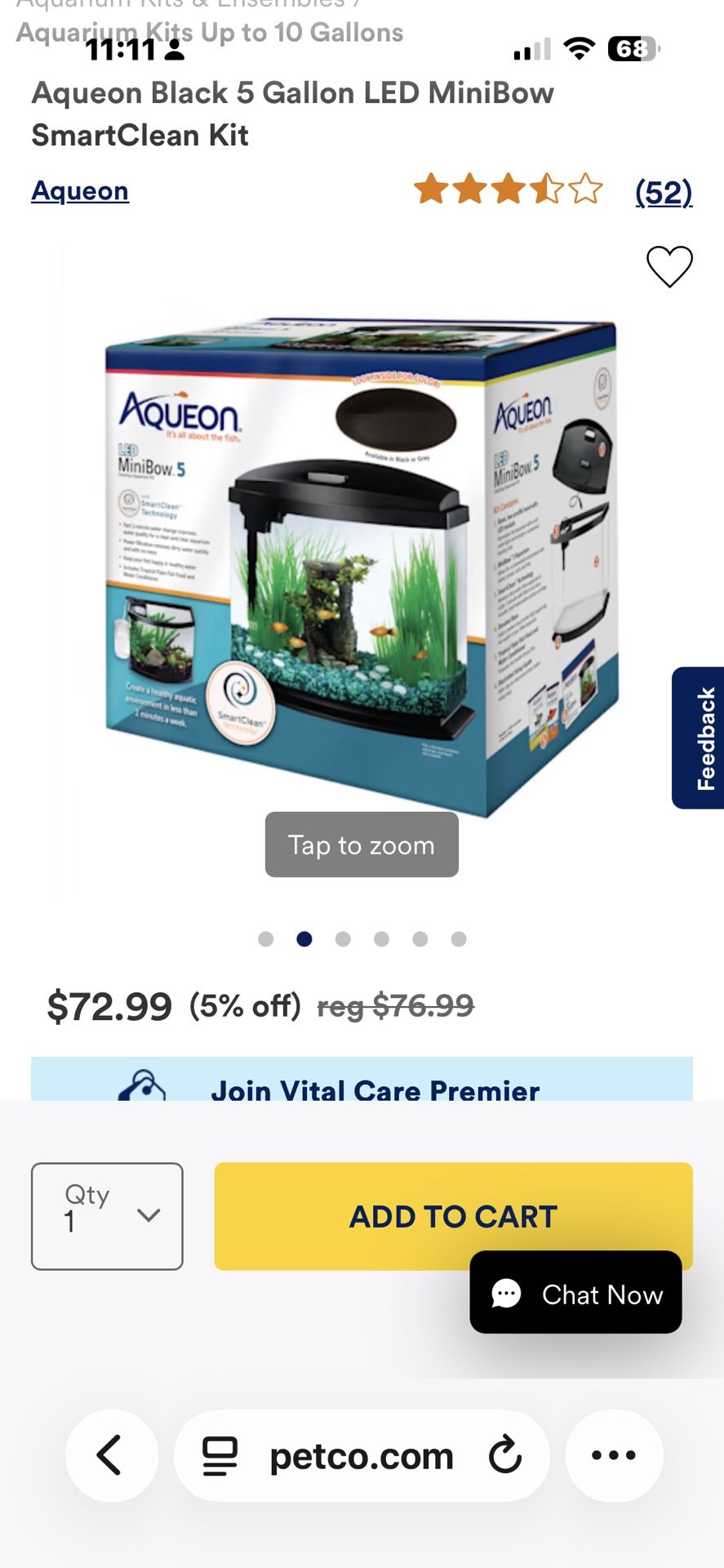 Fish Tank With Filter 