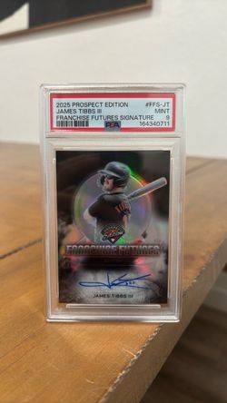 James Tibbs III rookie autograph RC auto PSA 9