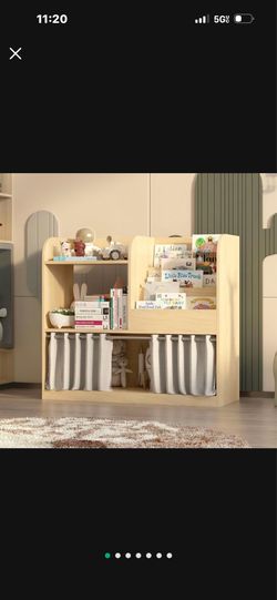 Book shelf wood/White  color (in box)