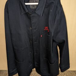 Vintage U.S. Gypsum Co.  Engineer Coat(XL) - Levi Brand   