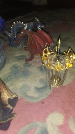 Vintage metal mini swordd set