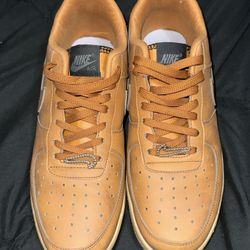 Nike Court Vision Low in a flax/wheat colorway - Men’s 6