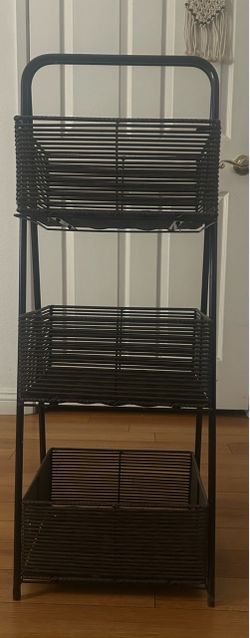 3-Tier Metal Wire Storage Rack