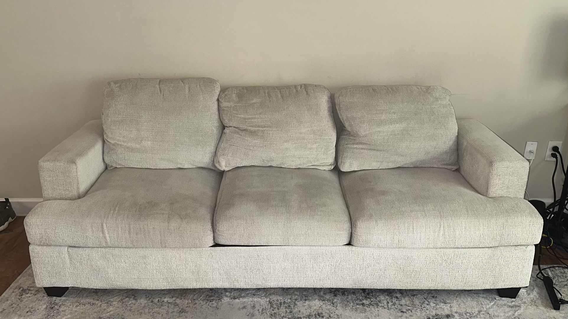 Beige 3-Seater Couch
